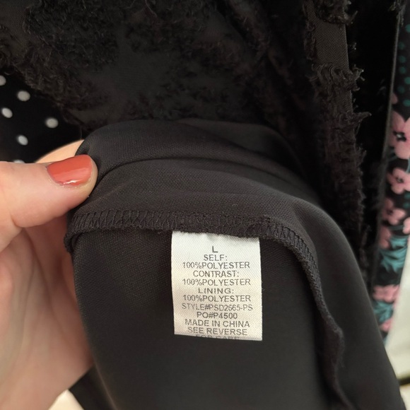 PIPER & SCOOT multi print faux wrap dress - Picture 6 of 7